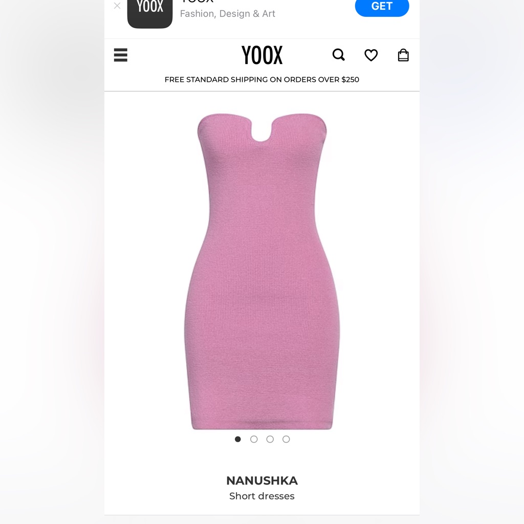 Nanushka Pastel Pink Short Dress